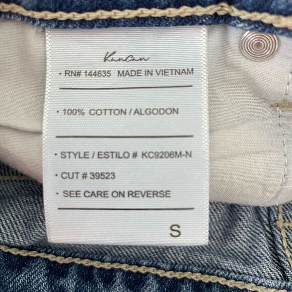 Kancan Distressed Denim Shorts Size Small - Picture 4 of 4